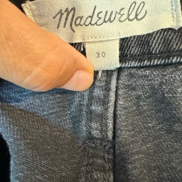 Madewell Denim Mini Skirt Black size 30 - Picture 8 of 8